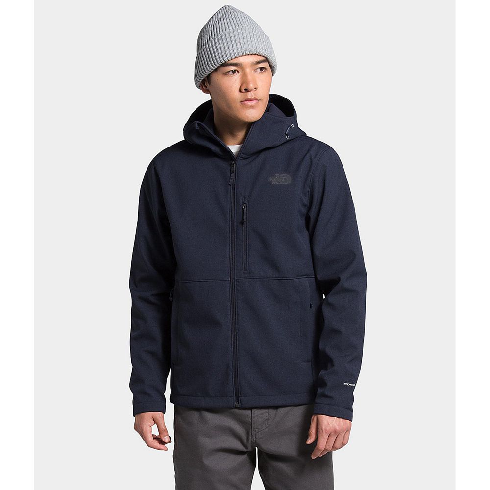 The North Face Hooded Jacket Mens Australia - The North Face Apex Bionic Navy (WAP-021468)